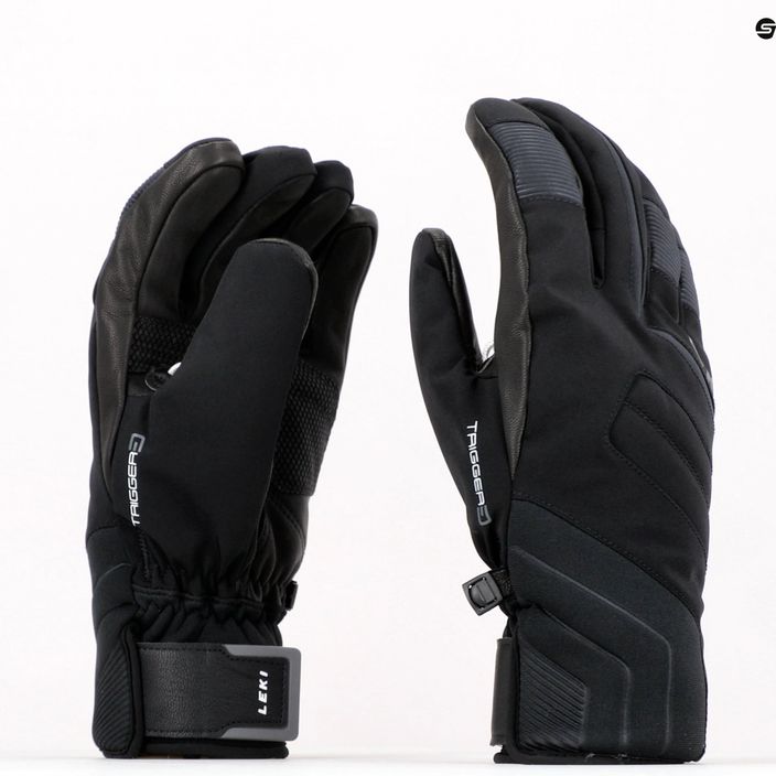 LEKI Falcon 3D pánske lyžiarske rukavice čierne 650803301 7
