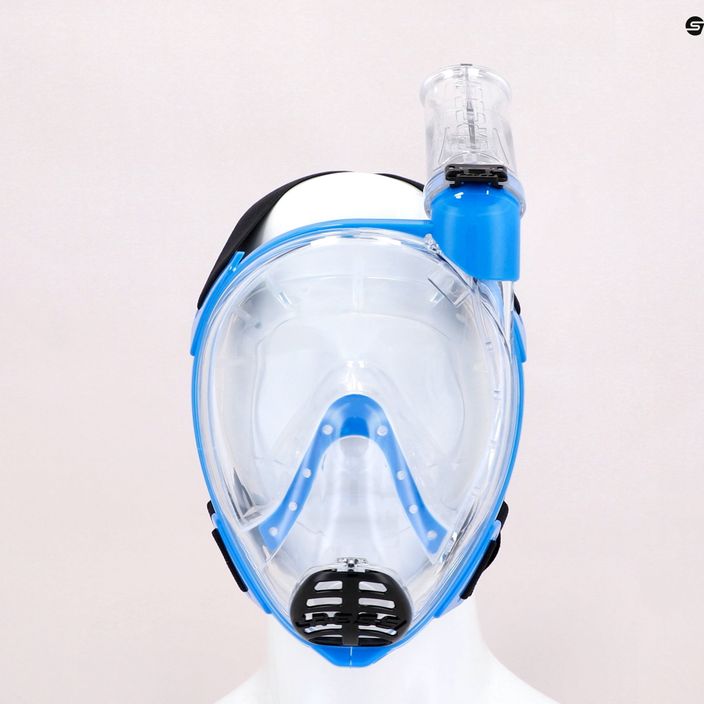 Detská celotvárová maska Cressi Baron na šnorchlovanie modrá XDT0360020 7