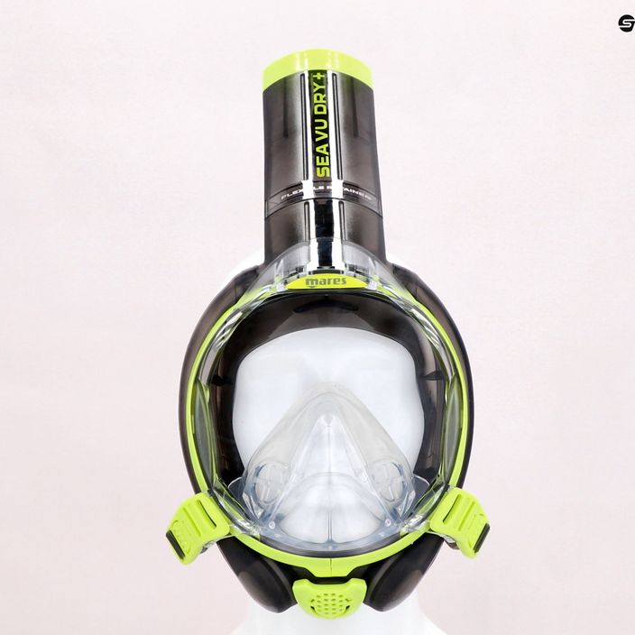 Mares Sea VU Dry + potápačská maska čierno-zelená 41126 6
