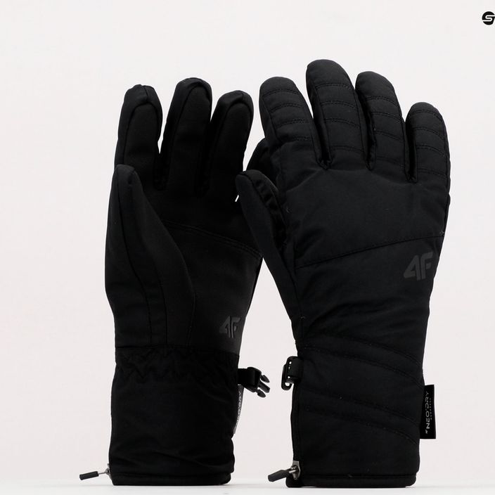 Dámske lyžiarske rukavice 4F black H4Z22-RED003 11