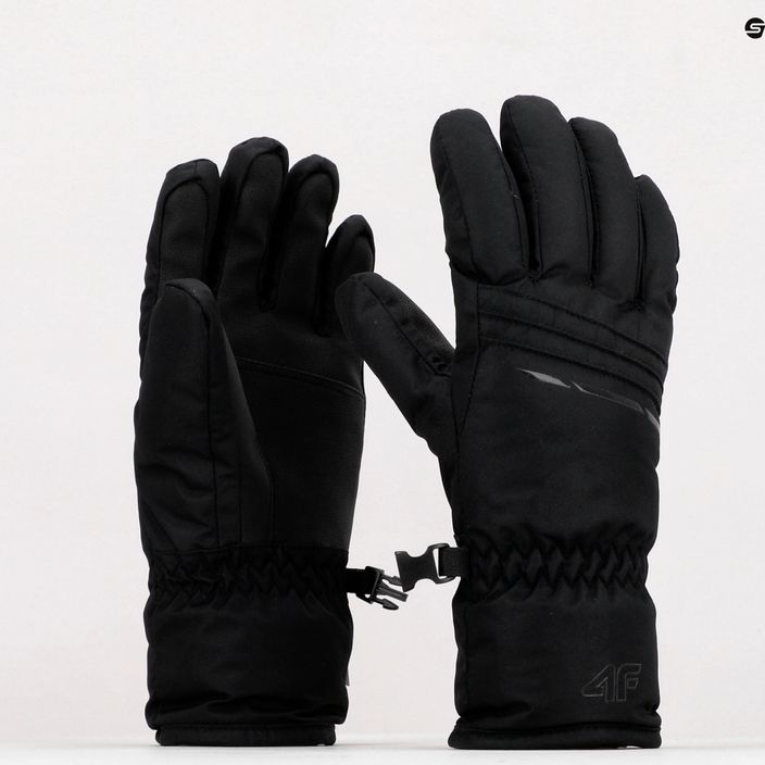Dámske lyžiarske rukavice 4F black H4Z22-RED002 10