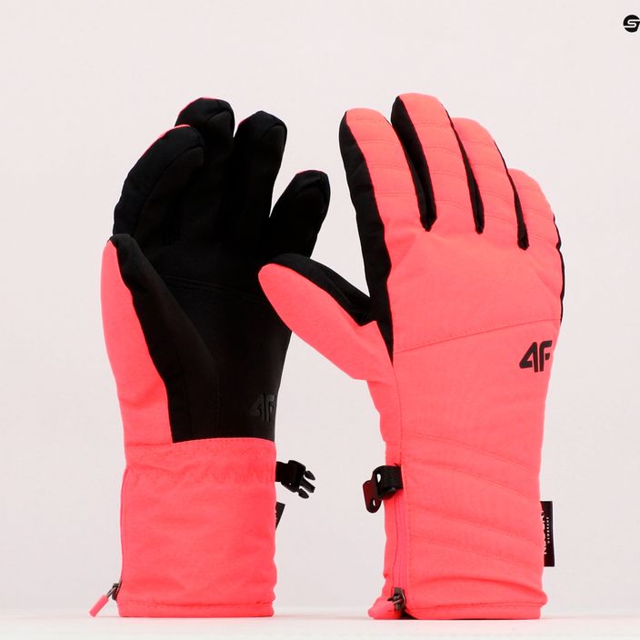 Dámske lyžiarske rukavice 4F červené H4Z22-RED003 11