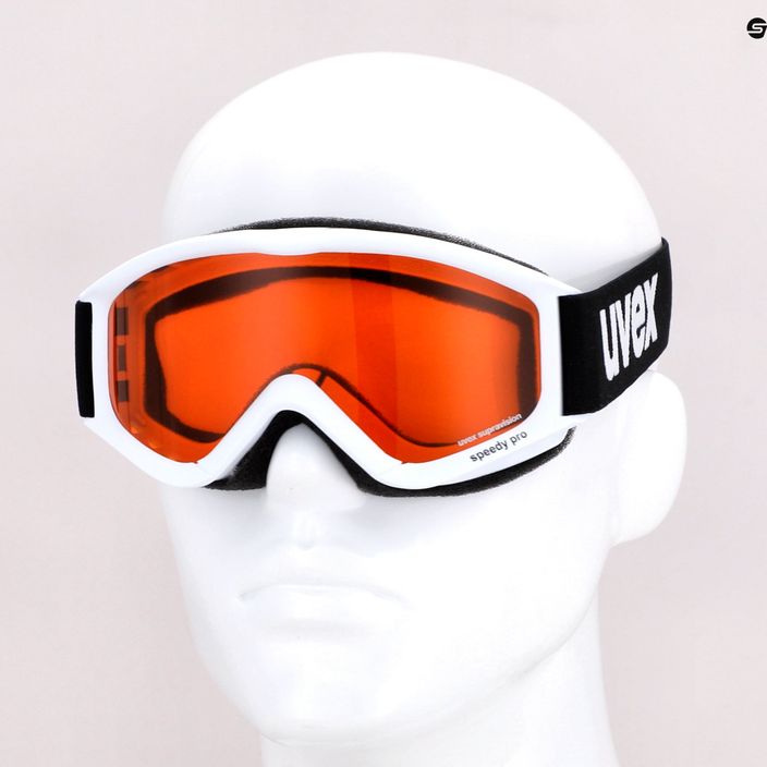 UVEX Speedy Pro lyžiarske okuliare biele 55/3/819/11 7