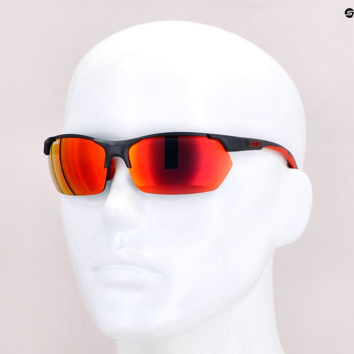 UVEX Sportstyle 114 slnečné okuliare čierno-červené S5309395316 9