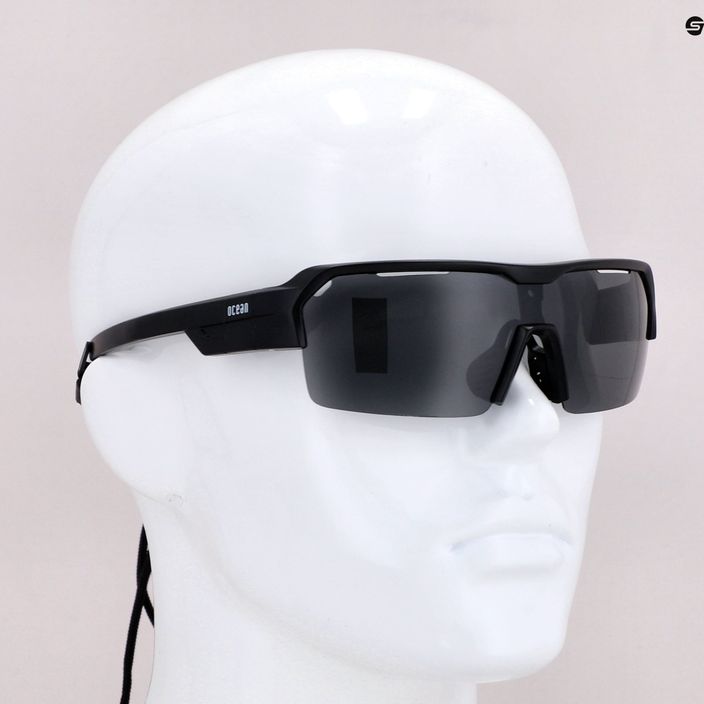 Cyklistické okuliare Ocean Sunglasses Race matne black 3800.0X 7
