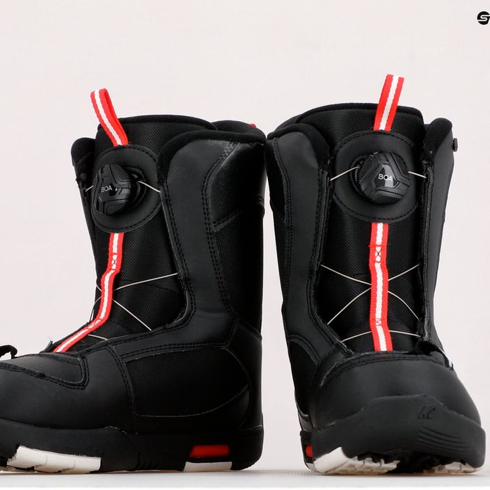 Detské topánky na snowboard K2 Mini Turbo black 11F2033 15