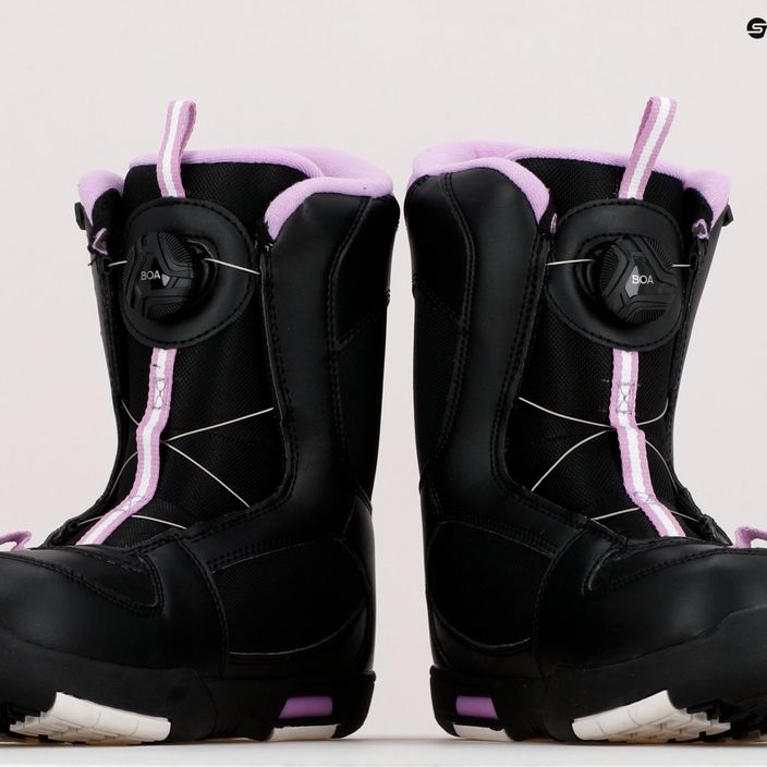 Detské topánky na snowboard K2 Lil Kat black 11F2034 15