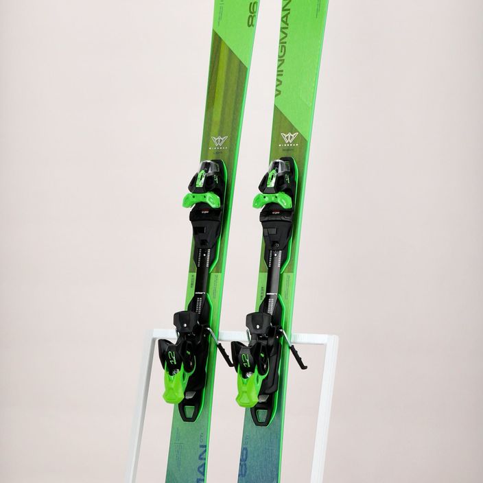 Elan Wingman 86 CTI Fusion X + EMX 12 pánske zjazdové lyže zelené ABAHBR21 12