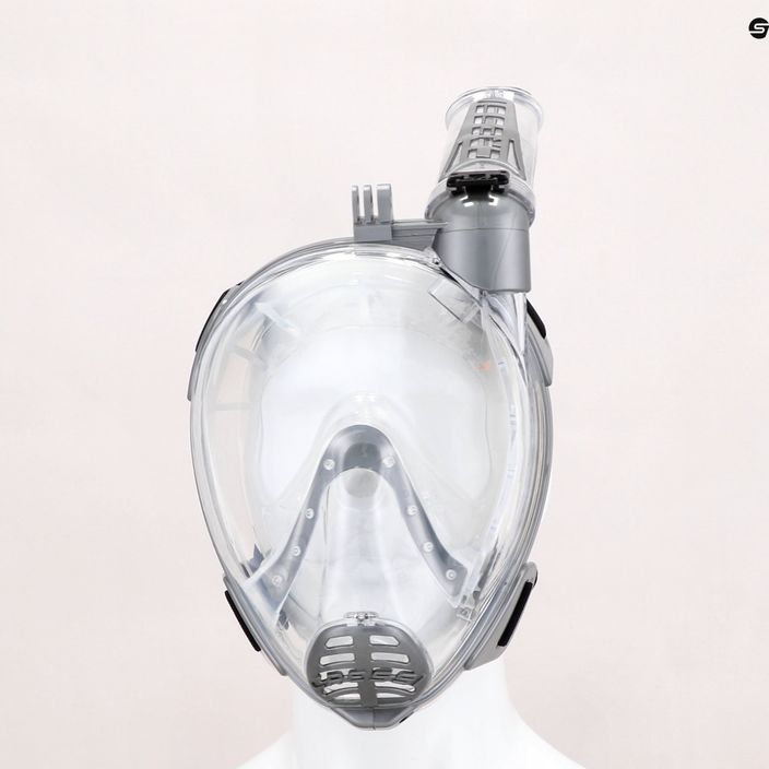 Cressi Duke Action šedá celotvárová maska na šnorchlovanie XDT000255 7
