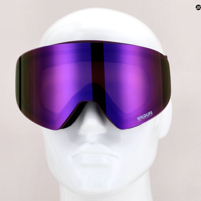 VonZipper Encore fialové okuliare na snowboard AZYTG00114 9