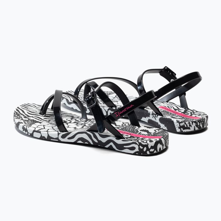 Ipanema Fashion dámske sandále čiernobiele 83179-20829 3