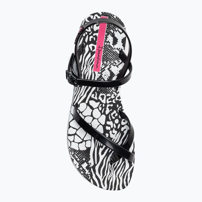 Ipanema Fashion dámske sandále čiernobiele 83179-20829 6