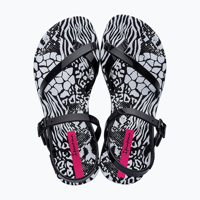 Detské čierno-biele sandále Ipanema Fashion Sand VIII 9