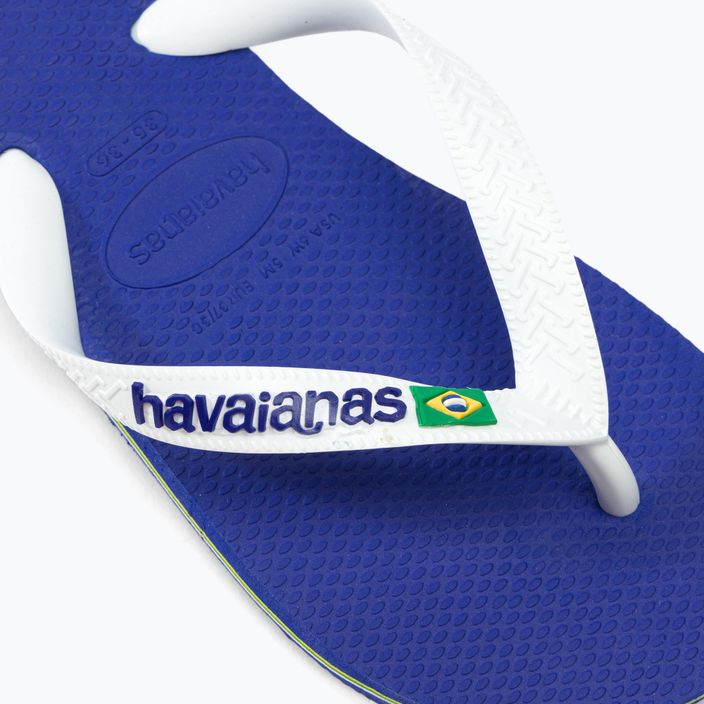 Havaianas Brasil Logo modré žabky H4110850 7
