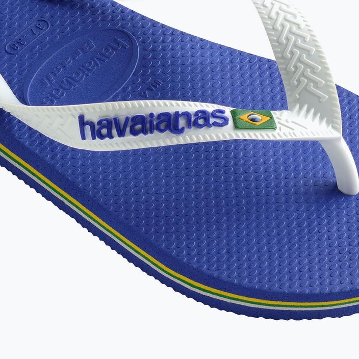 Havaianas Brasil Logo modré žabky H4110850 12