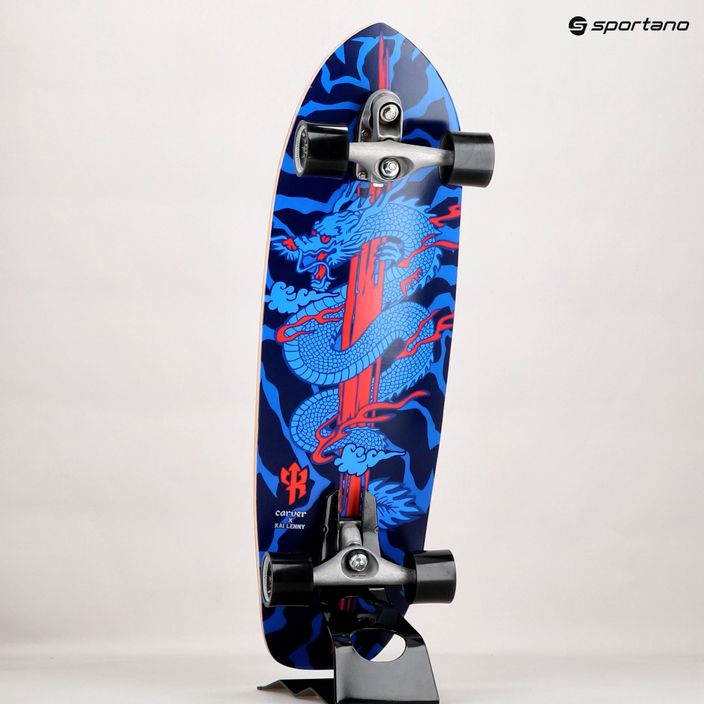 Skateboard surfskate Carver C7 Raw 34" Kai Dragon 222 Complete modro-červený C11311143 15