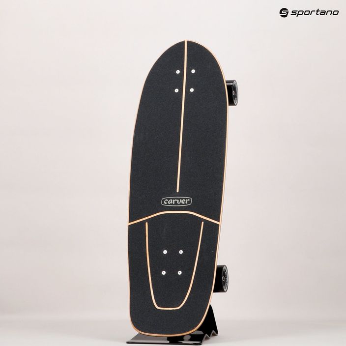 Skateboard surfskate Carver CX Raw 31.25" Super Slab 221 Complete čierno-žltý C1121199 9