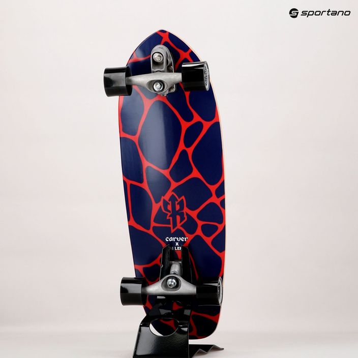 Skateboard surfskate Carver C7 Raw 31" Kai Lava 222 Complete červeno-fialový C11311142 18