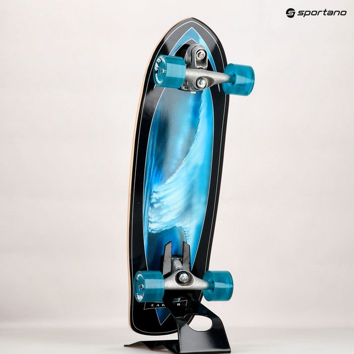 Skateboard surfskate Carver C7 Raw 32" Super Surfer 22 Complete čierno-modrý 11