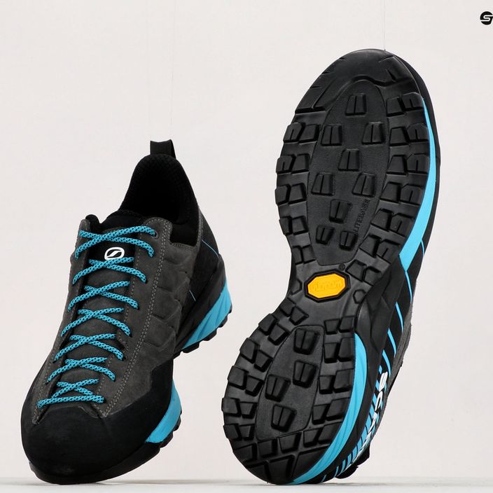 Pánske trekové topánky SCARPA Mescalito GTX black-blue 72103-200/1 18