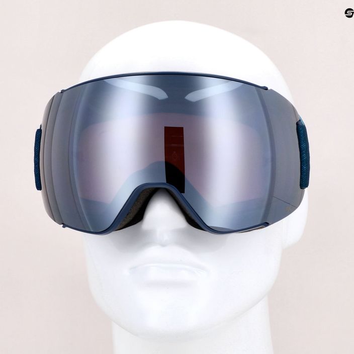 Lyžiarske okuliare HEAD Magnify 5K Chrome Shape + náhradné sklá S3/S1 sivé 390822 9