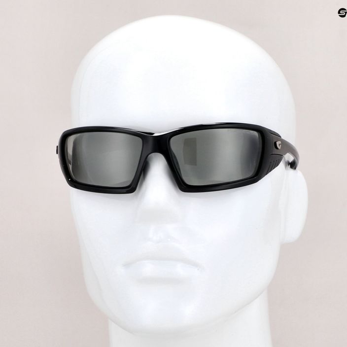 Slnečné okuliare GOG Breeze black/silver mirror E450-1P 7