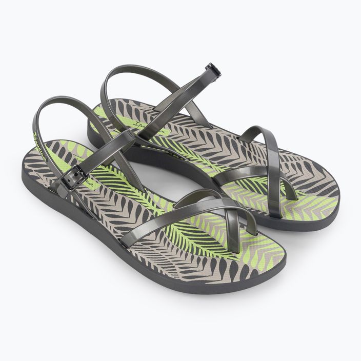 Dámske sandále Ipanema Fashion VII sivé/strieborné/zelené 8
