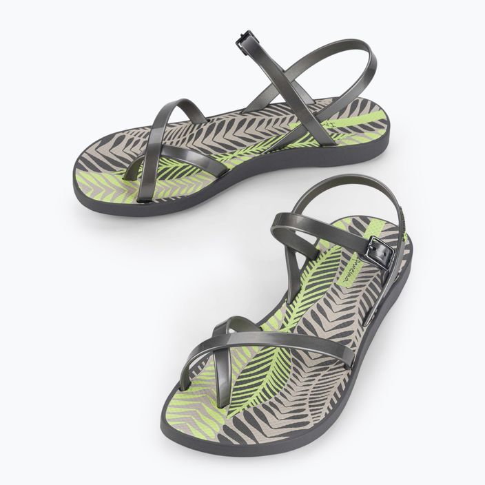 Dámske sandále Ipanema Fashion VII sivé/strieborné/zelené 9