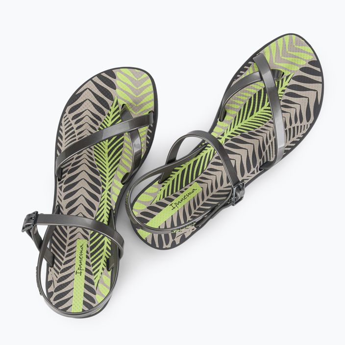Dámske sandále Ipanema Fashion VII sivé/strieborné/zelené 10
