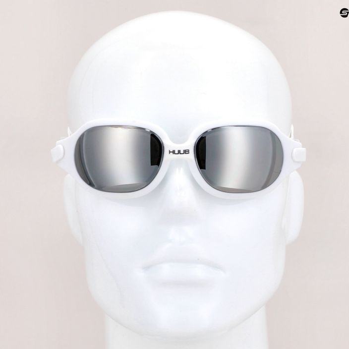 HUUB Retro plavecké okuliare biele A2-RETRO 7