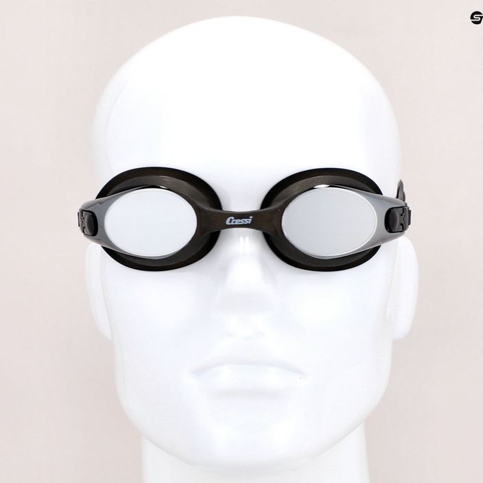 Cressi Velocity Black zrkadlové plavecké okuliare čierne XDE206 7