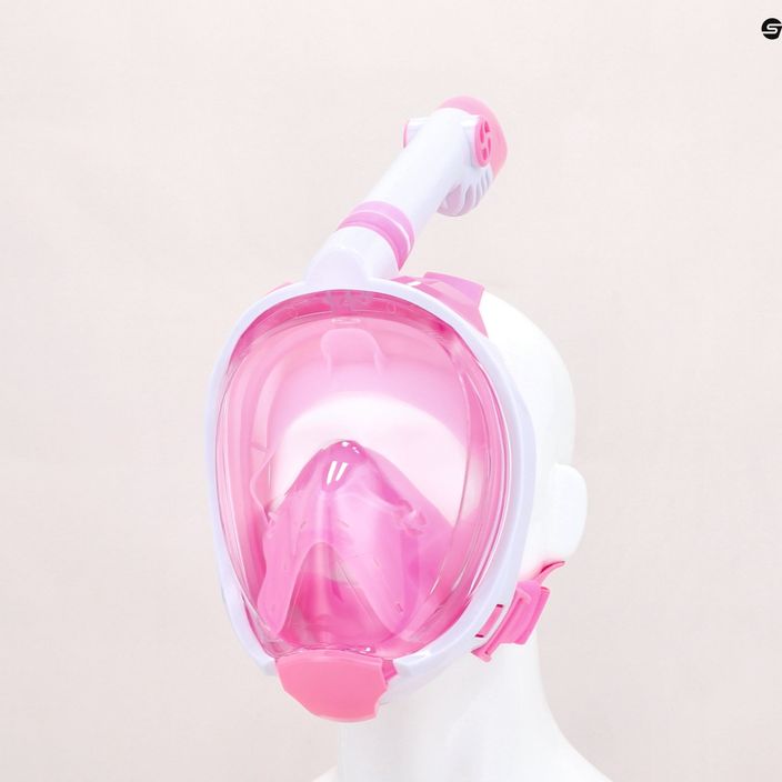 Detská celotvárová maska na šnorchlovanie AQUASTIC ružová SMK-01R 11