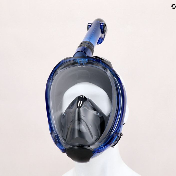 Šnorchlovací set AQUASTIC Fullface maska + plutvy modrá SMFA-01SN 18