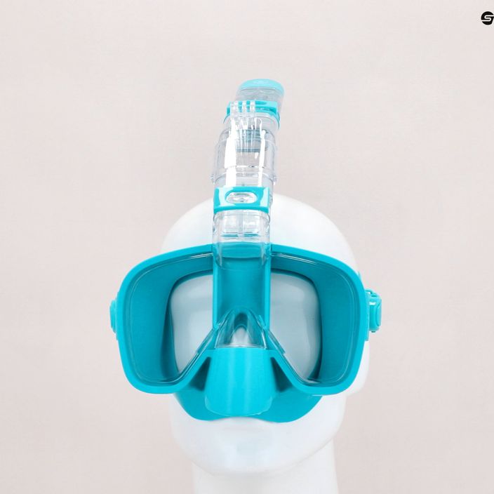 Šnorchlovací set AQUASTIC maska + šnorchel modrý SMFK-01SN 17