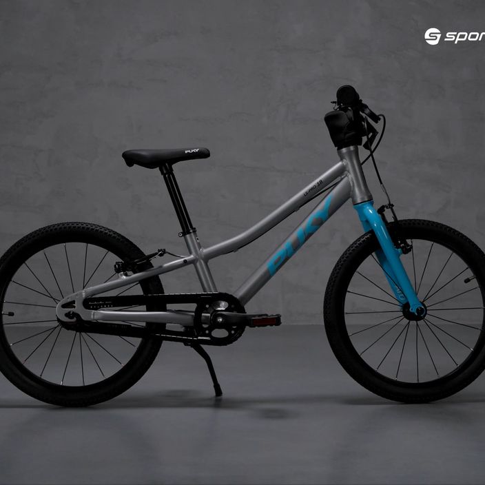 Detský bicykel PUKY LS Pro 18 strieborno-modrý 7