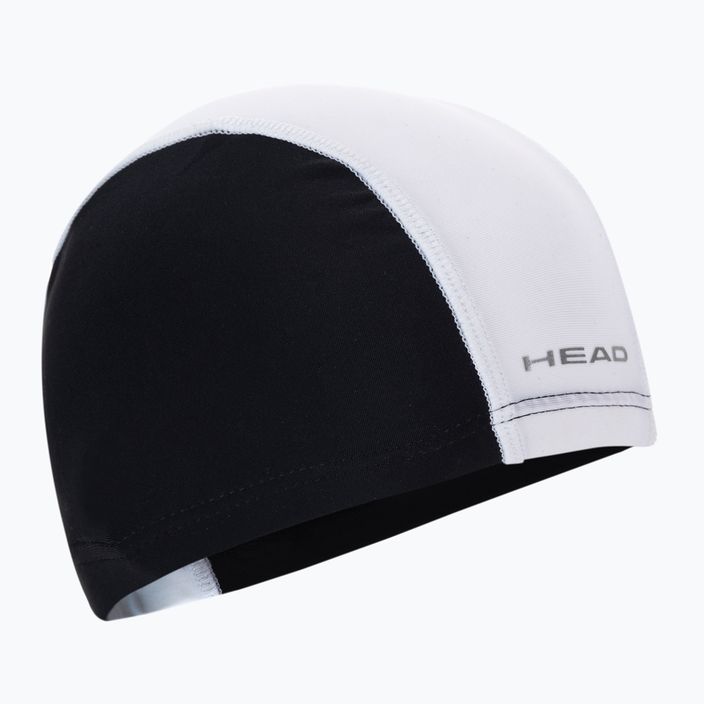Detská plavecká čiapka HEAD čierno-biela