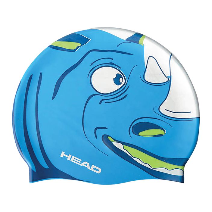 Detská plavecká čiapka HEAD Meteor BLWH modro-biela 455138 2