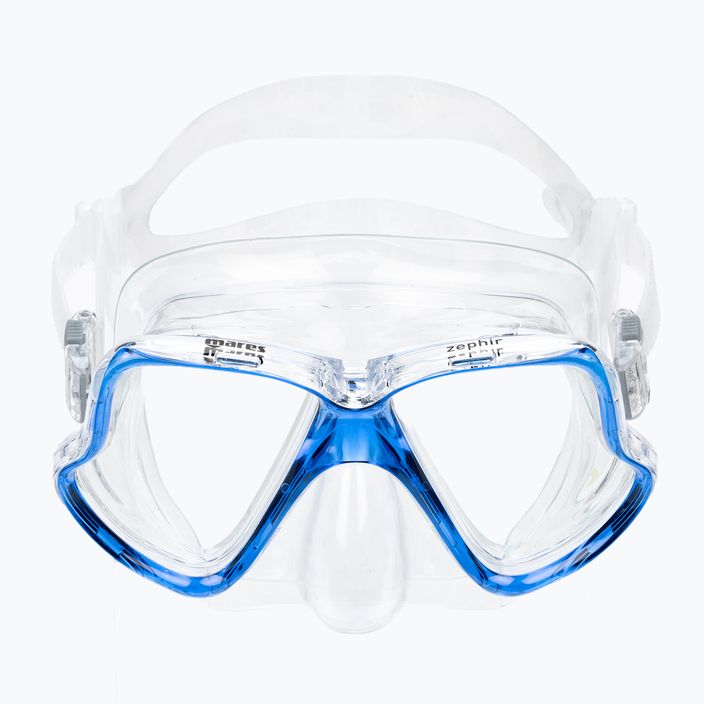 Mares Zephir potápačský set maska + šnorchel modrá/bezfarebná 411769 3