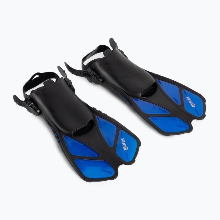 Mares ABC Quest Cestovná potápačská súprava maska+šnorchel+plutvy čierno-modrá 41797 2