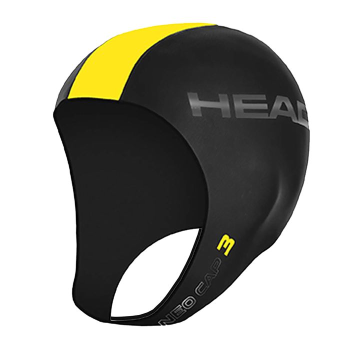 Plavecká čiapka HEAD Neo 3 čierna/žltá 2