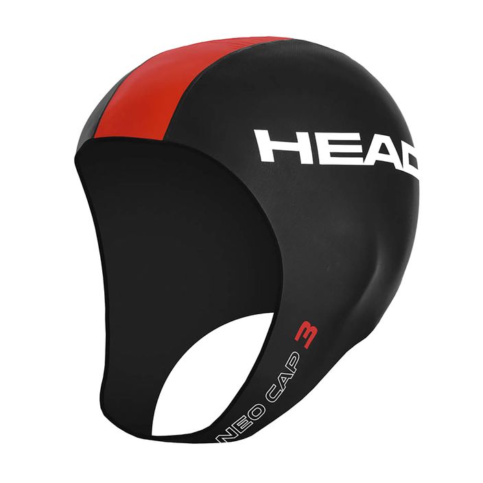 Plavecká čiapka HEAD Neo 3 čierna/červená 2