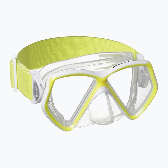 Súprava na šnorchlovanie detská Mares Combo Pirate Neon yellow/white/clear 411788SF 2