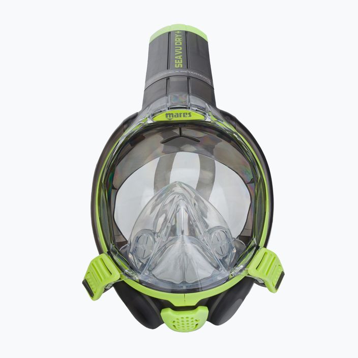 Mares Sea VU Dry + potápačská maska čierno-zelená 41126 2