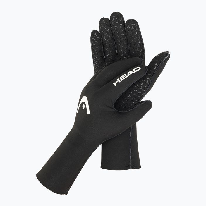 Neoprénové plavecké rukavice HEAD Neo Grip čierne