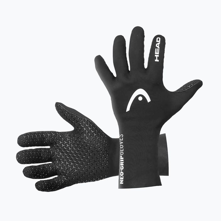 Neoprénové plavecké rukavice HEAD Neo Grip čierne 5