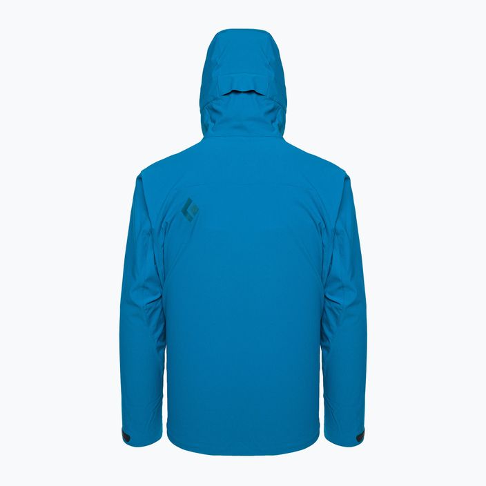 Black Diamond Dawn Patrol pánska softshellová bunda modrá APP1SD4015LRG1 8