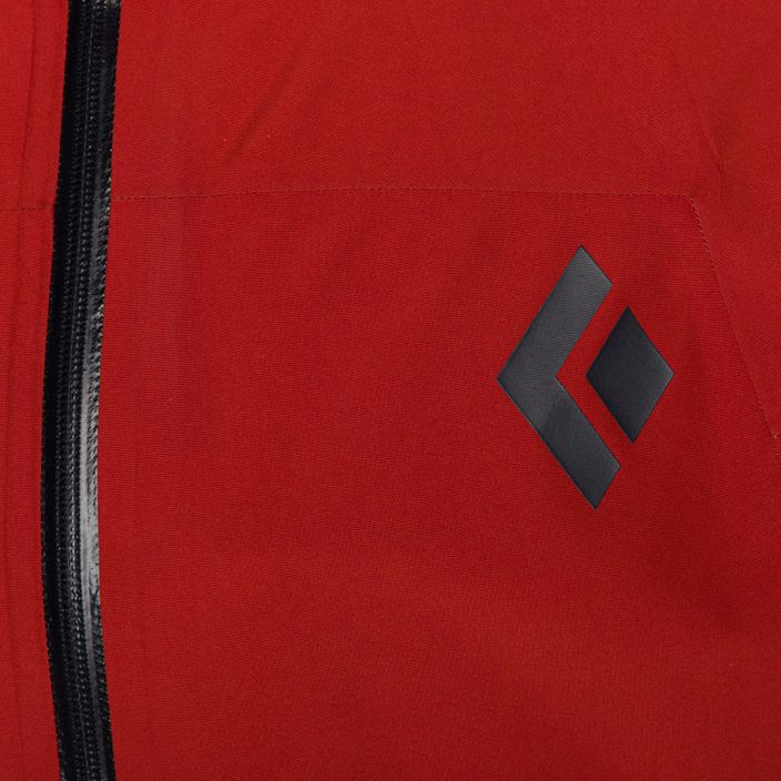 Black Diamond Liquid Point pánska hardshellová bunda červená APK8496019LRG1 7