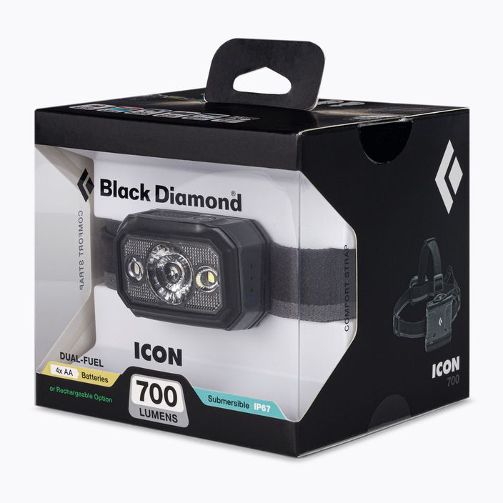 Čelová baterka Black Diamond Icon 700 sivá BD6206540004ALL1