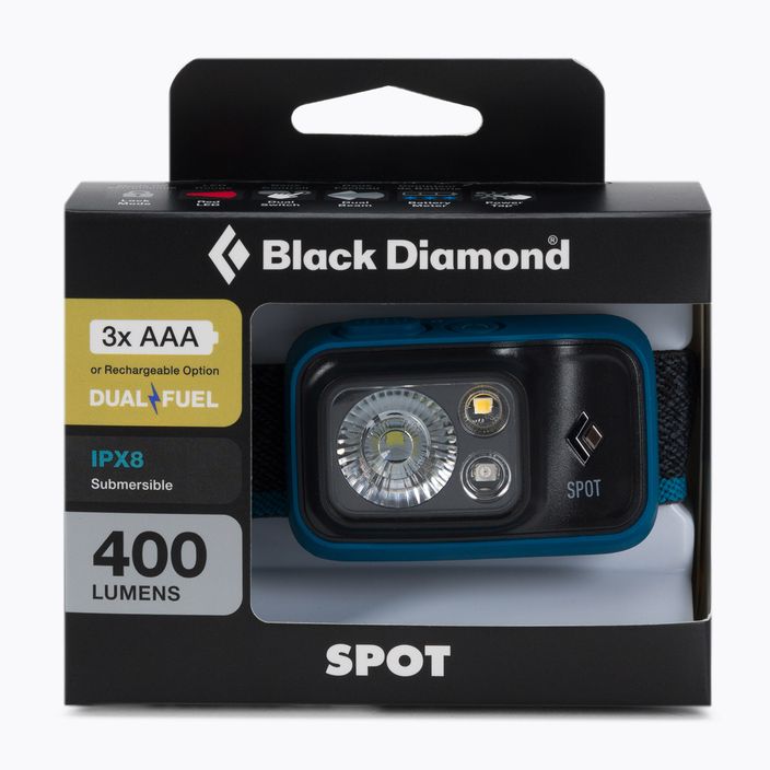 Čelová baterka Black Diamond Spot 400 modrá BD6206724004ALL1 2