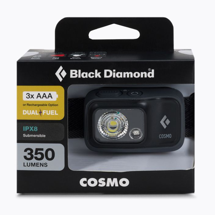 Čelová baterka Black Diamond Cosmo 350 sivá BD6206730004ALL1 2